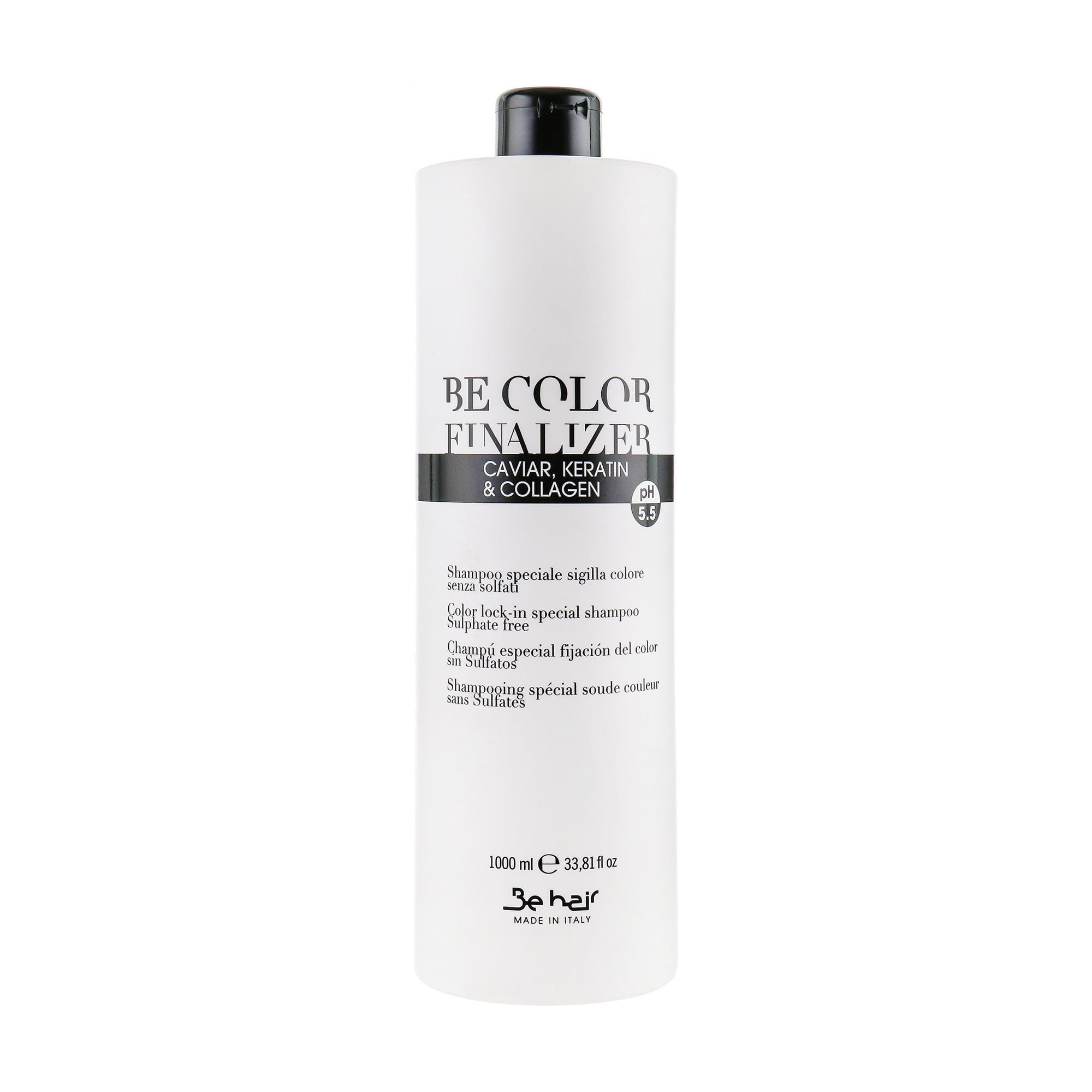 Шампунь для волосся після фарбування Be Hair Be Color Finalizer Shampoo pH 5.5 з ікрою, кератином і колагеном, 1 л